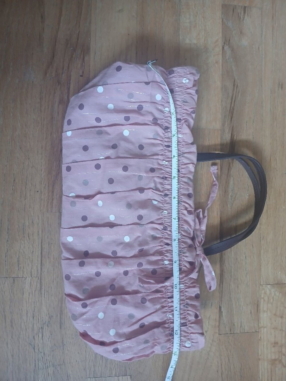 Vintage Y2K Pink Polka-Dot Victoria's Secret Bag